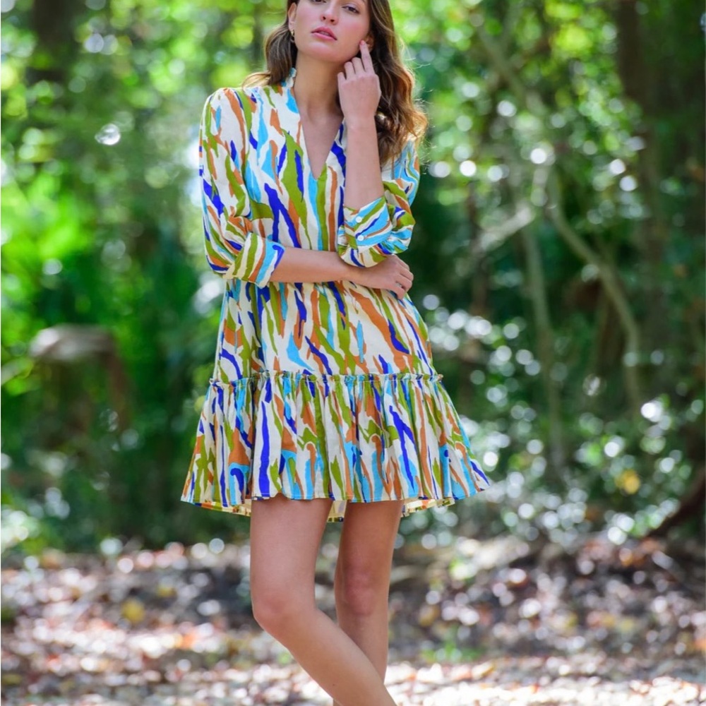 BNWT Elizabeth James the Label Chloe Dress in Wild Size XS